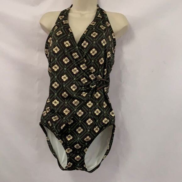 LANDS’END ONEPIECE SWIMSUIT SIZE 12 - Picture 1 of 6